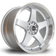 Rota GTR-D Alloy Wheel 18x10 ET12 5x114 Silver Polished Lip 73mm CB Alloy Wheels