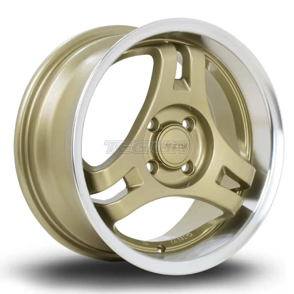 Rota HM3 Alloy Wheel 15x7 ET40 4x100 Gold Polished Lip 67.1mm CB Alloy Wheels