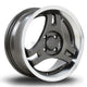 Rota HM3 Alloy Wheel 15x7 ET40 4x100 Gunmetal Polished Lip 67.1mm CB Alloy Wheels
