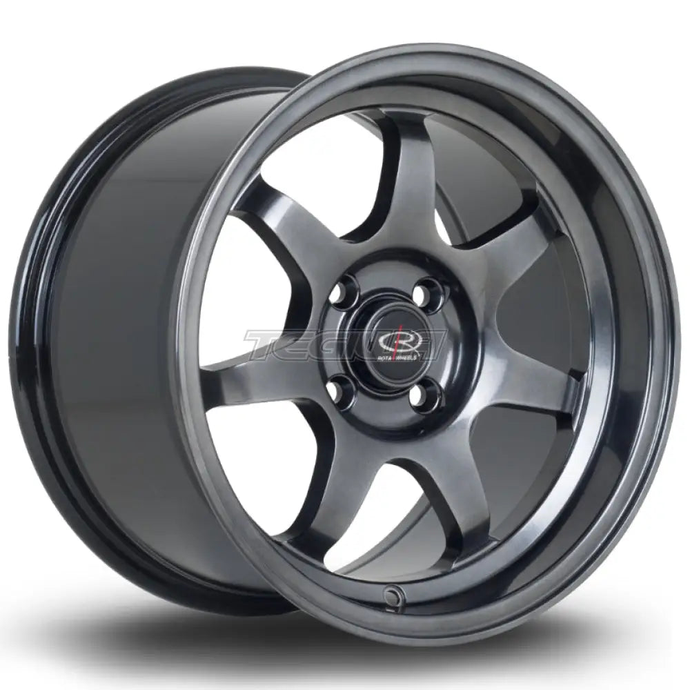 Rota K7 Alloy Wheel 15x9 ET36 4x100 Hyper Black 67.1mm CB Alloy Wheels