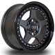 Rota Kyusha Alloy Wheel 15x7 ET38 4x100 Flat Gunmetal Black Lip 67.1mm CB Alloy Wheels
