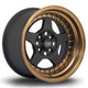 Rota Kyusha Alloy Wheel 15x8 ET0 4x114 Flat Black Bronze Lip 73mm CB Alloy Wheels
