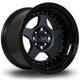 Rota Kyusha Alloy Wheel 15x9 ET0 4x114 Flat Gunmetal Black Lip 73mm CB Alloy Wheels