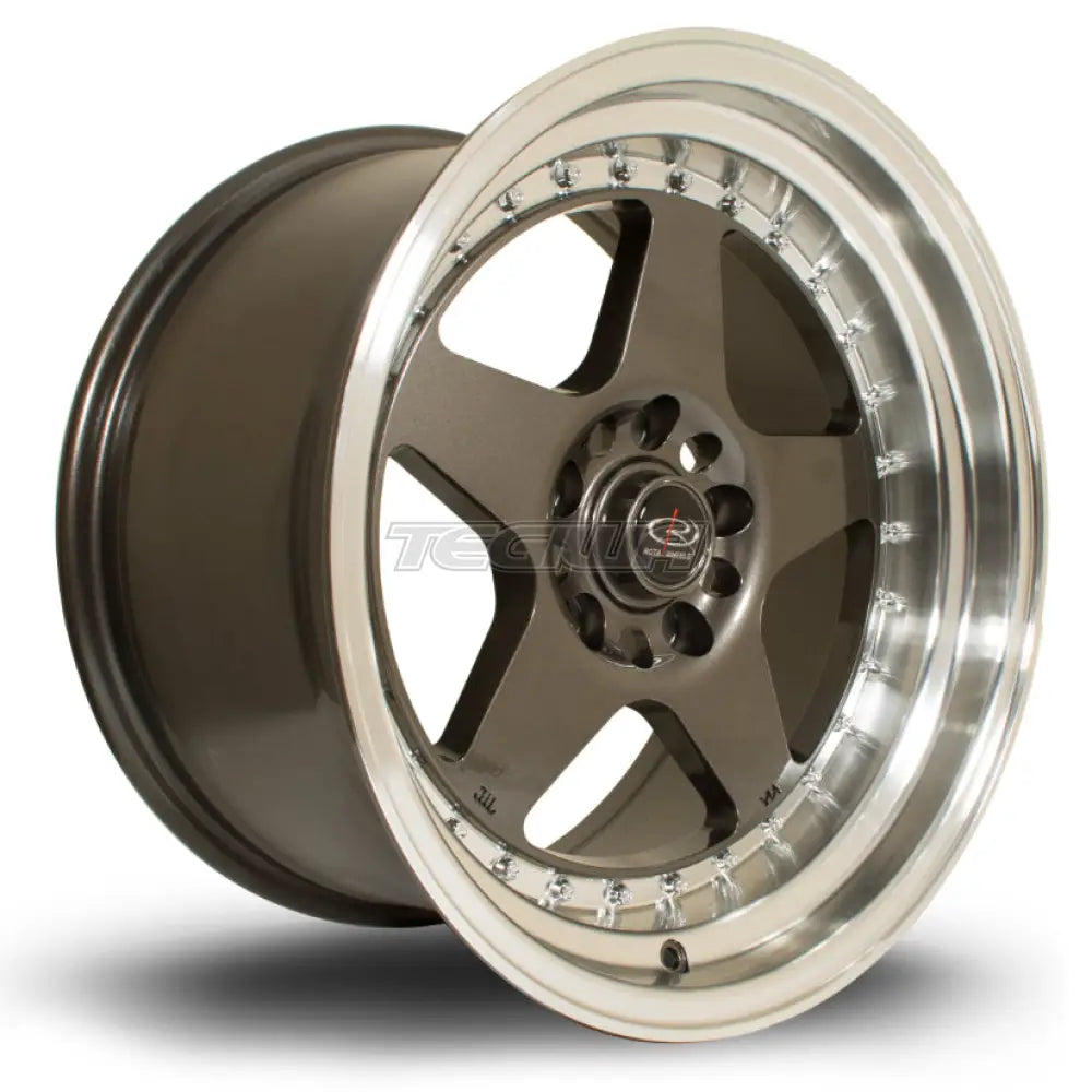 Rota Kyusha Alloy Wheel 17x9 ET20 4x108,4x100 Gunmetal Polished Lip 73mm CB Alloy Wheels