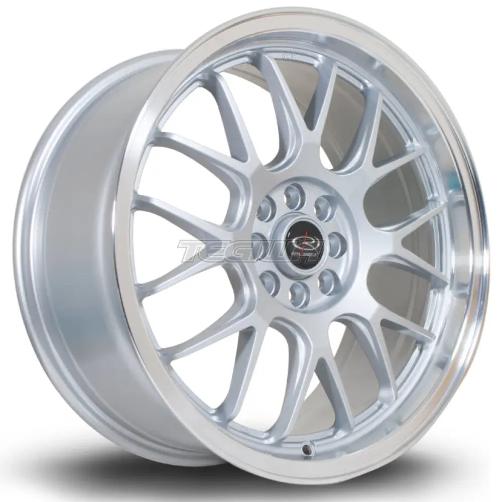 Rota MXR Alloy Wheel 17x7.5 ET40 4x108,4x100 Silver Polished Lip 73mm CB Alloy Wheels