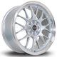 Rota MXR Alloy Wheel 17x7.5 ET40 4x108,4x100 Silver Polished Lip 73mm CB Alloy Wheels