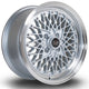 Rota OSMesh Alloy Wheel 15x7 ET30 4x100 Silver Polished Lip 67.1mm CB Alloy Wheels