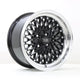 Rota OSMesh Alloy Wheel 15x8 ET20 4x100 Black Polished Lip 67.1mm CB Alloy Wheels