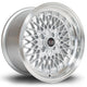 Rota OSMesh Alloy Wheel 15x8 ET20 4x100 Silver Polished Lip 67.1mm CB Alloy Wheels