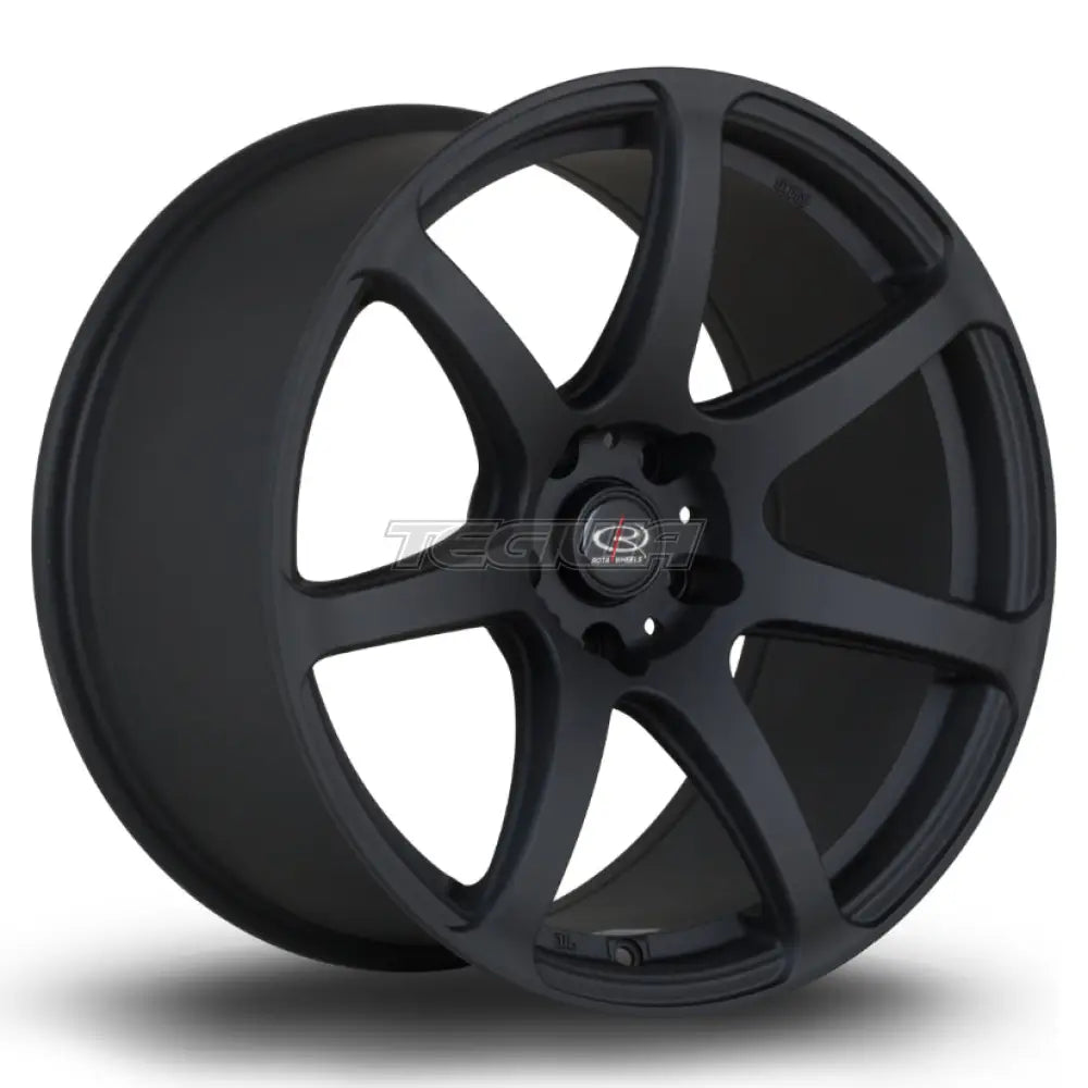 Rota ProR Alloy Wheel 18x9.5 ET30 5x114 Flat Black 2 73mm CB Alloy Wheels