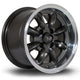 Rota RB Alloy Wheel 13x8 ET4 4x100 Gunmetal Polished Lip 67.1mm CB Alloy Wheels