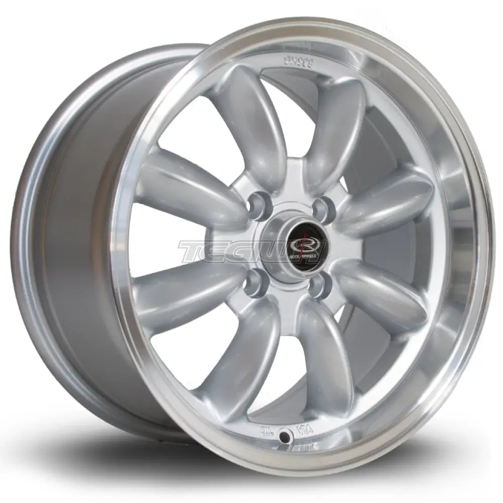 Rota RB Alloy Wheel 15x7 ET30 4x100 Silver Polished Lip 67.1mm CB Alloy Wheels