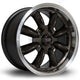 Rota RB Alloy Wheel 15x8 ET30 4x100 Gunmetal Polished Lip 67.1mm CB Alloy Wheels