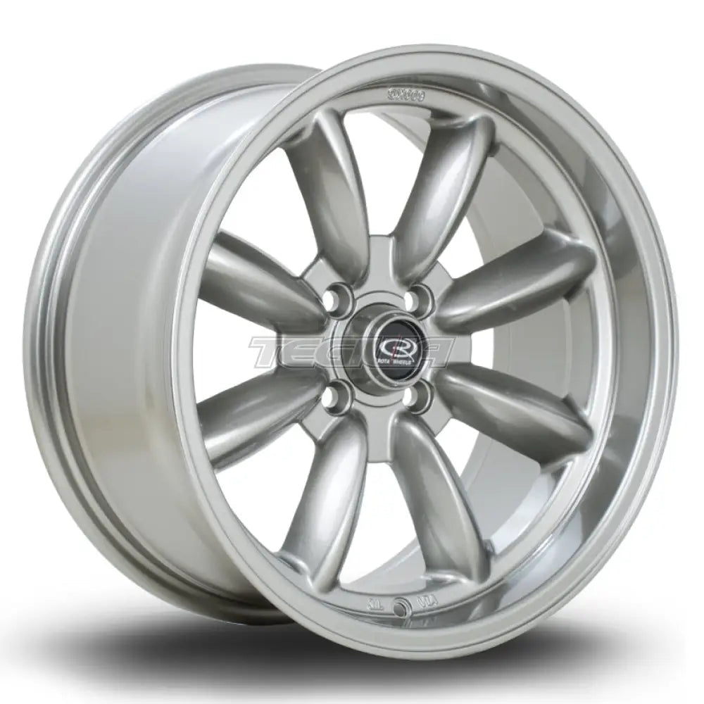 Rota RBR Alloy Wheel 16x8 ET10 4x100 SteelGrey 67.1mm CB Alloy Wheels