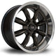 Rota RBR Alloy Wheel 17x8.5 ET4 4x114 Gunmetal Polished Lip 73mm CB Alloy Wheels