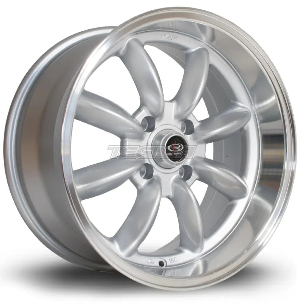 Rota RBR Alloy Wheel 17x8.5 ET4 4x114 Silver Polished Lip 73mm CB Alloy Wheels