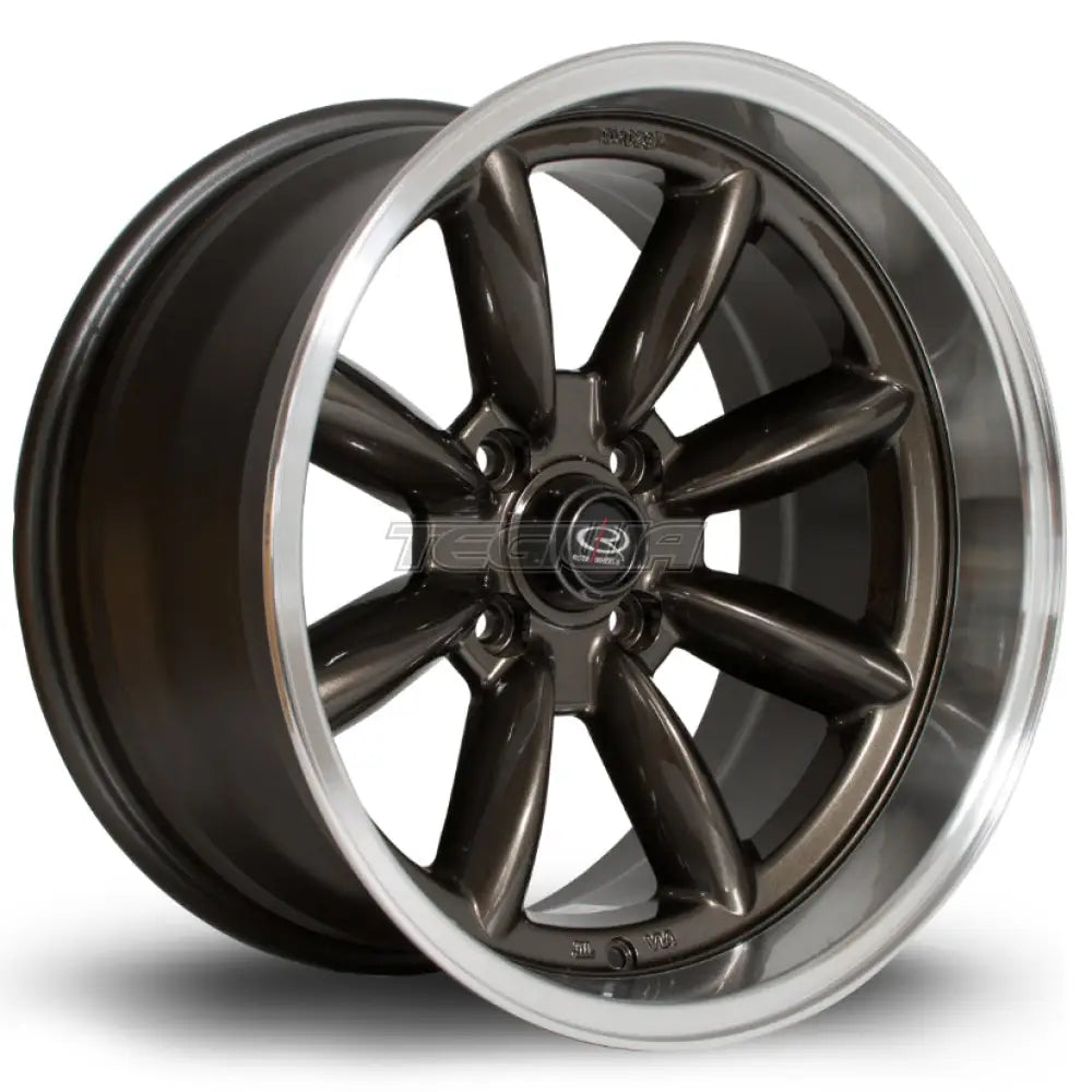 Rota RBX Alloy Wheel 17x9 ET-13 4x114 Gunmetal Polished Lip 73mm CB Alloy Wheels