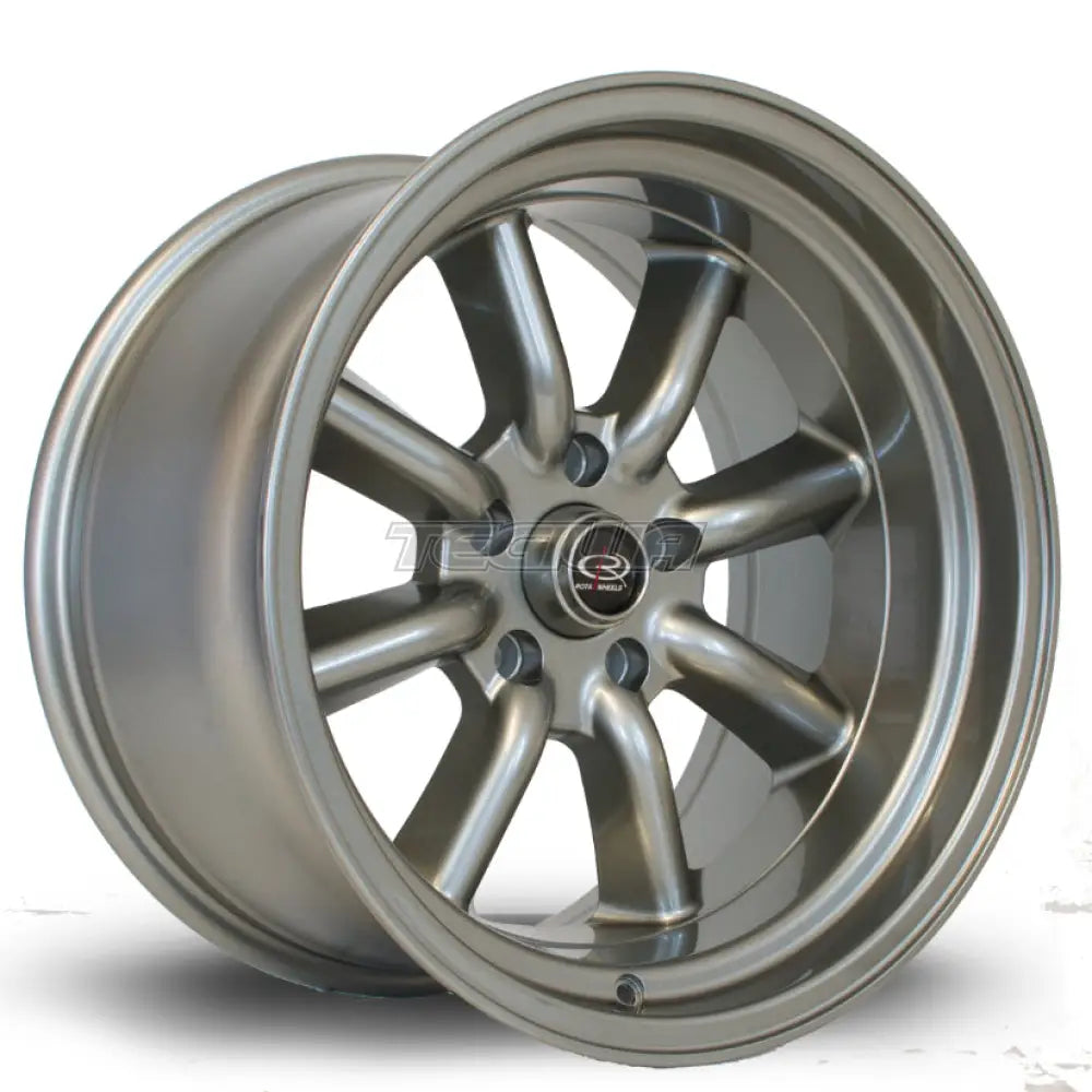 Rota RKR Alloy Wheel 17x9.5 ET-10 5x114 Steelgrey 73mm CB Alloy Wheels