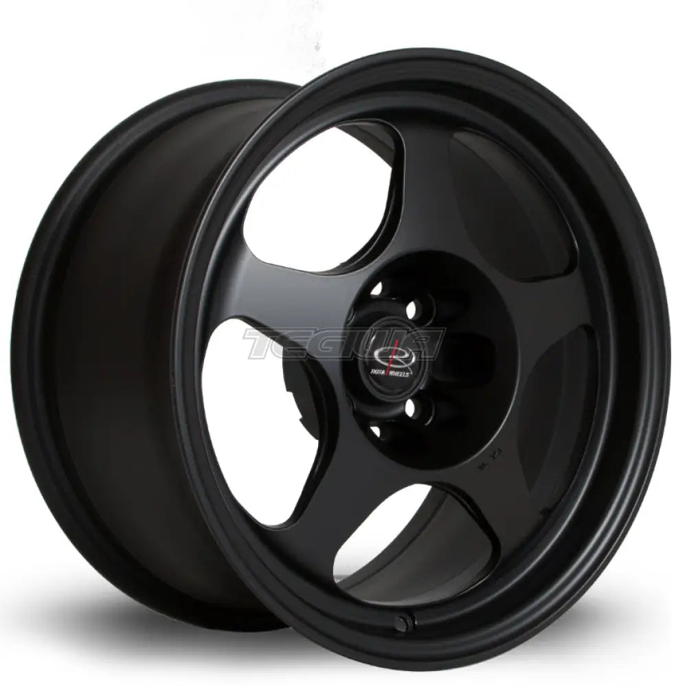 Rota Slip Alloy Wheel 15x8 ET25 4x108 Flat Black 73mm CB Alloy Wheels