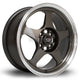 Rota Slip Alloy Wheel 16x7 ET40 4x100 Gunmetal Polished Lip 67.1mm CB Alloy Wheels