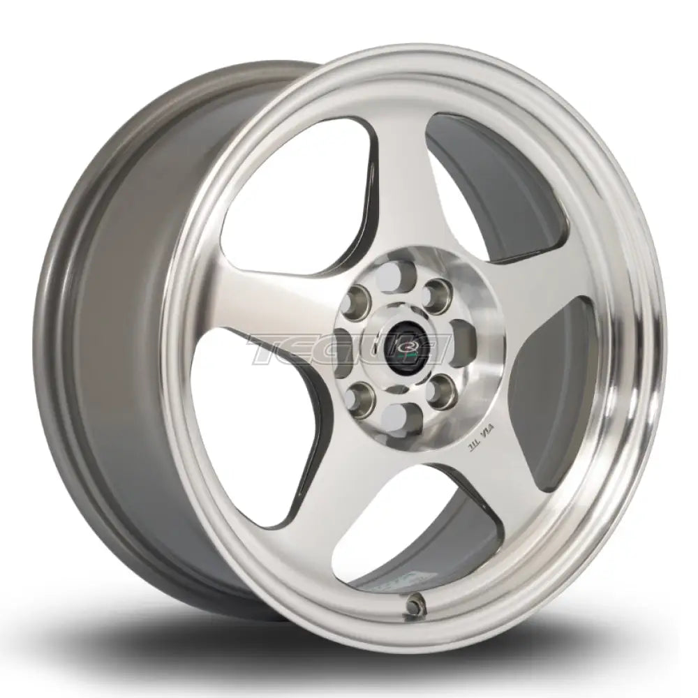 Rota Slip Alloy Wheel 16x7 ET40 4x100 Steelgrey Polished Face 67.1mm CB Alloy Wheels