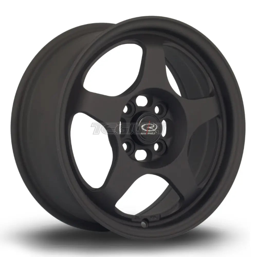 Rota Slipstream FF10 Alloy Wheel 15x6.5 ET35 4x100 Flat Black 2 67.1mm CB Alloy Wheels