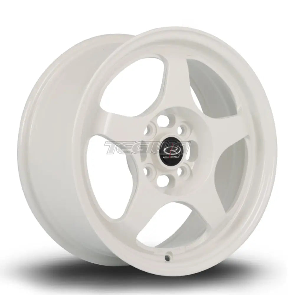 Rota Slipstream FF10 Alloy Wheel 15x6.5 ET35 4x100 White 67.1mm CB Alloy Wheels