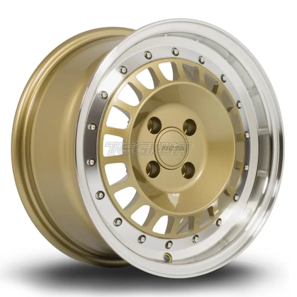 Rota Speciale Alloy Wheel 15x7 ET20 4x100 Gold Polished Lip 67.1mm CB Alloy Wheels