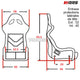 Rrs Control Carbon Rst-1100 Racing Seat - Fia 8855-1999 M Seats Rails & Mounts