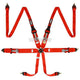Rrs Fia R6 Hans Harness Red Harnesses
