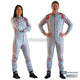 Rrs Mc Evo Race Suit Grey And Red - Fia 8856-2018 Suits