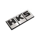 HKS Premium Emblem Silver 89mm x 36mm