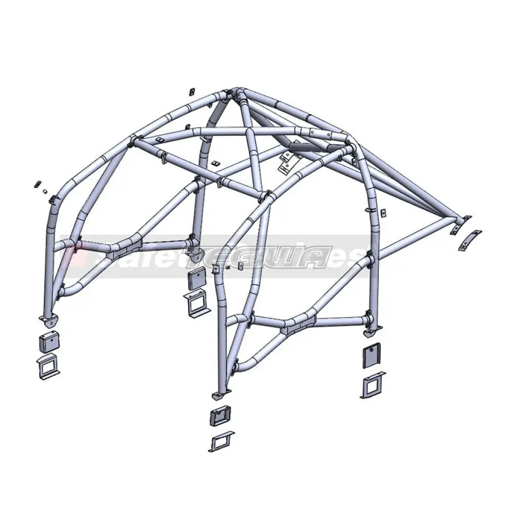 Safety Devices Roll Cage H037 Weld-In Honda Civic Type-R Fn2 06-11 Without Sunroof Cages And Door