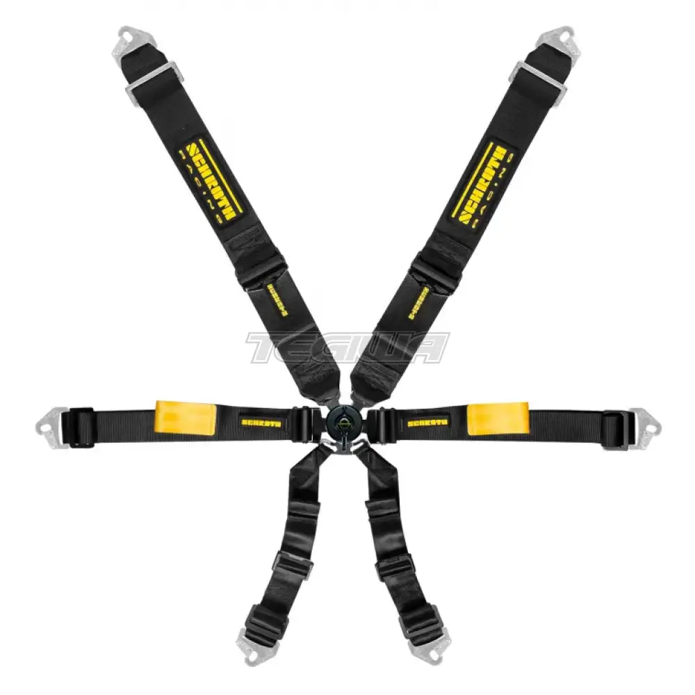 Schroth 6 Point 3X2 Enduro Harness Black Harnesses