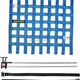 Schroth Window Net (Hardware Included) Large Blue / Left Misc Parts And Trim