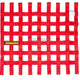 Schroth Window Net (No Hardware) Large Red Misc Parts And Trim