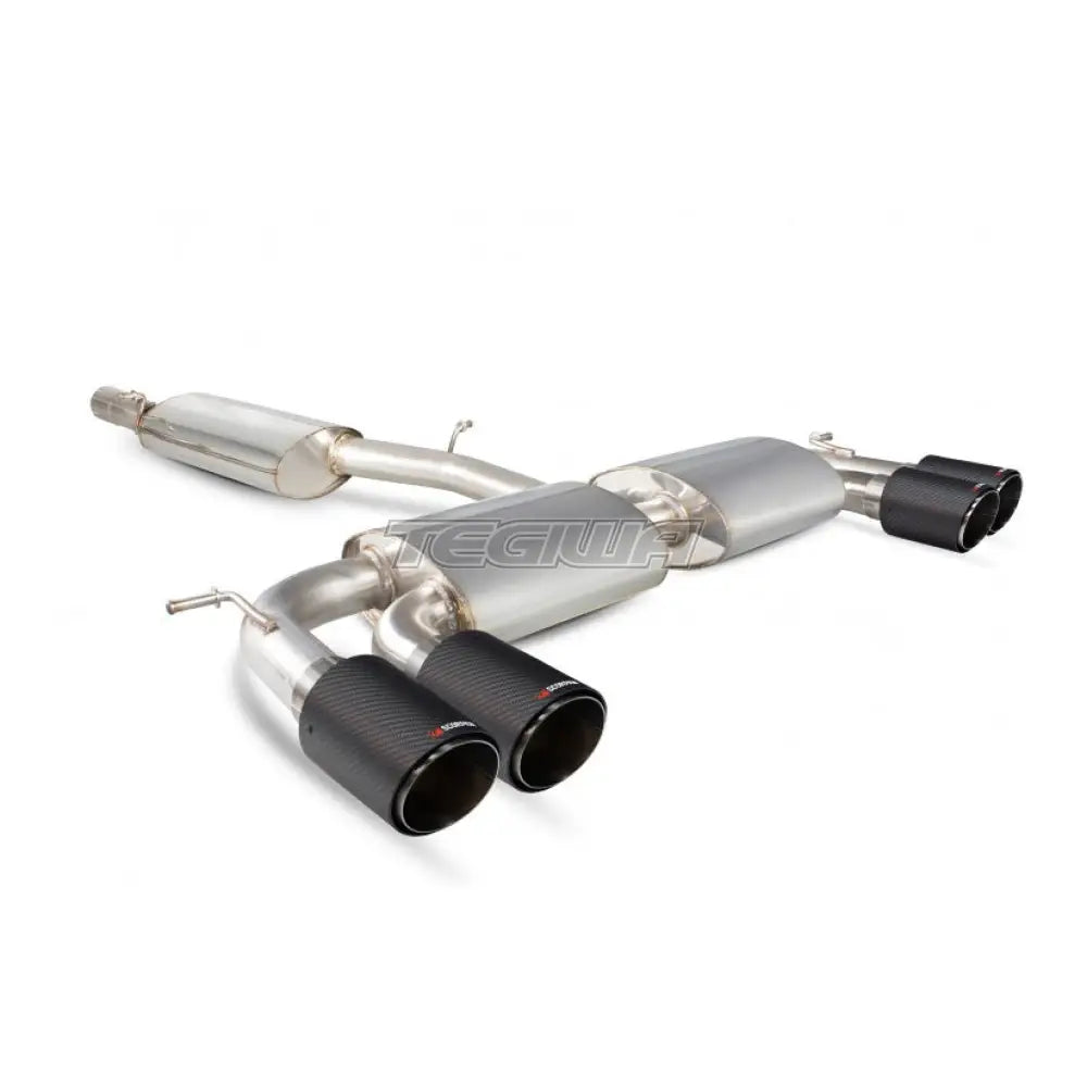 Scorpion 3’’ Catback Exhaust Volkswagen Golf R Mk7 Resonated / Ascari Tips Non Valved Systems