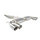 Scorpion 3’’ Catback Exhaust Volkswagen Golf R Mk7 Resonated / Daytona Tips Non Valved Systems
