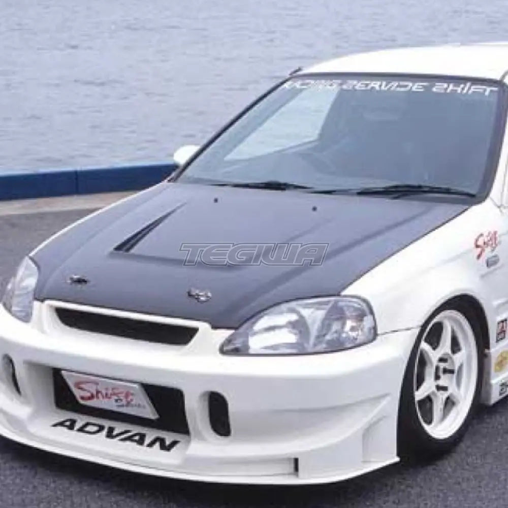 Shift Sports FRP Vented Bonnet Honda Civic Type R EK9 Facelift 98-00