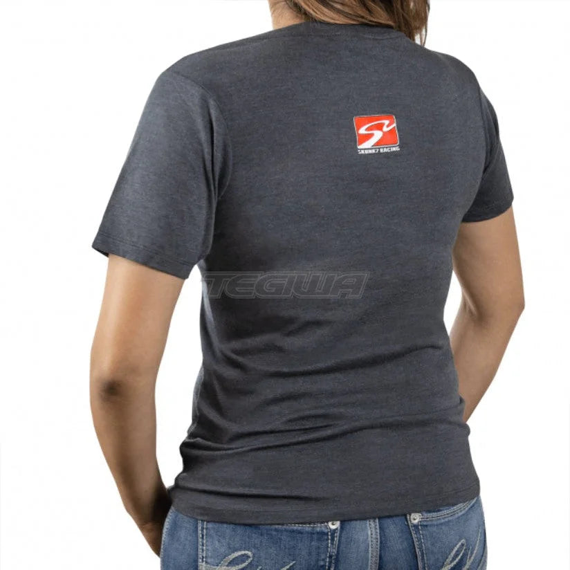 Skunk2 Haters Gon' Hate Ladies V-Neck T-Shirt Grey
