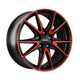 Speedline Corse SL6 Vettore Alloy Wheel 19x9.5 ET39 5x112 Matt Black Red Spoke