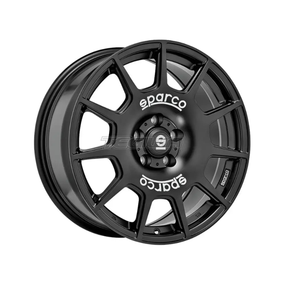 SPARCO Sparco Terra Alloy Wheel 15x7 ET35 4x100 Matt Black White Lettering 63.4mm CB Alloy Wheels
