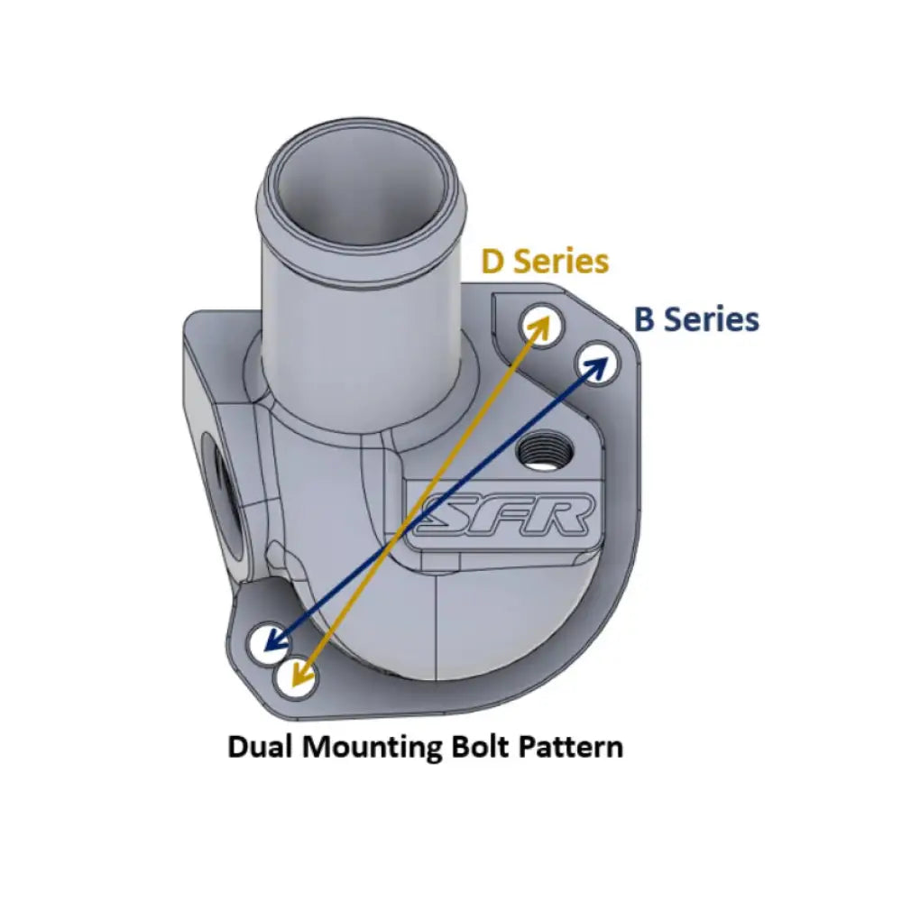 SpeedFactory Billet Thermostat Housing Honda B-Series 88-01 D-Series 88-00 (Except D16Z6) Thermostats
