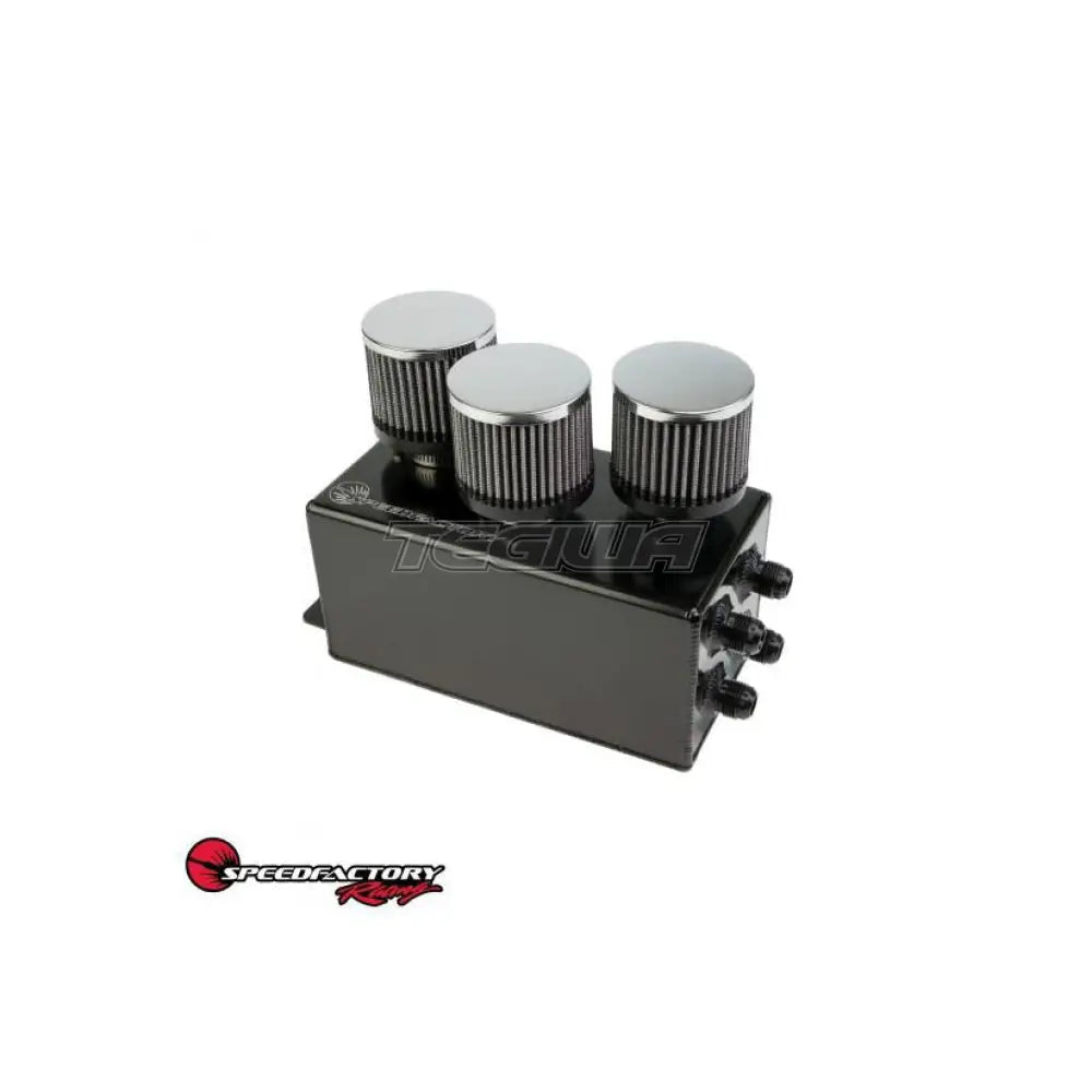 Speedfactory Catch Can Battery Location With 3 Filters - Black Edition