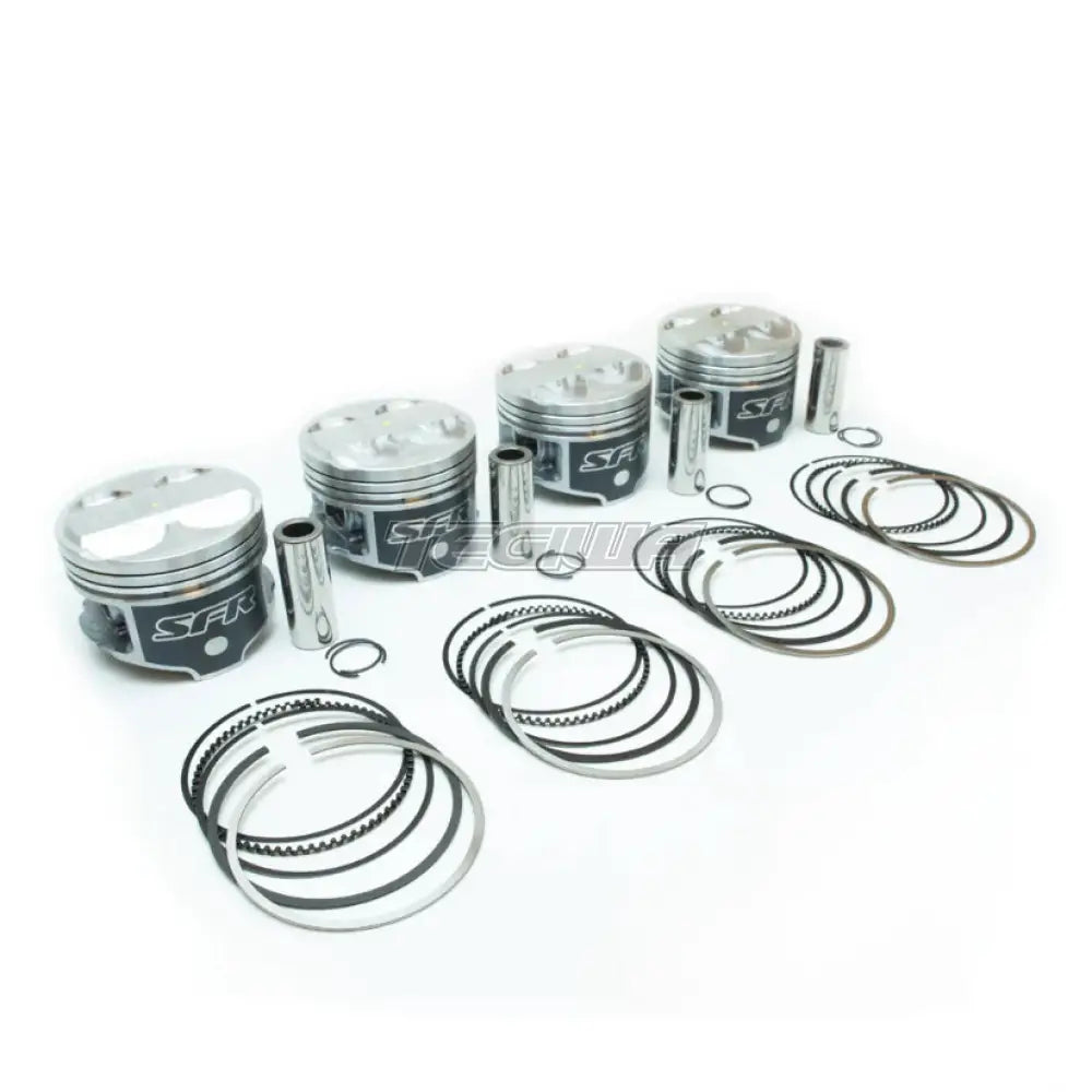 SpeedFactory Racing Race Spec High Compression Piston Kit with Rings Honda B20 Type-R Pistons