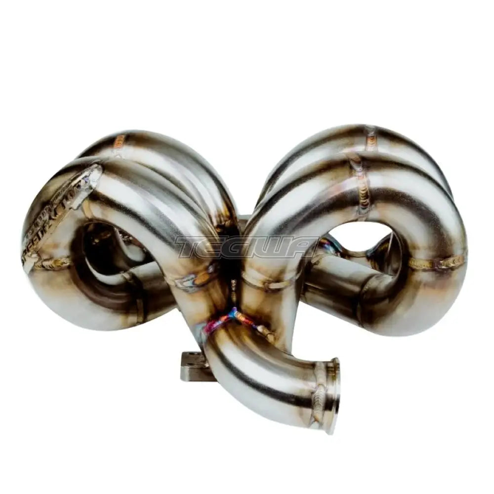 SpeedFactory Stainless Steel Turbo Manifold Ram Horn Style Honda D-Series T3 Flange w 38-40mm V-Band WG - AC Compatible