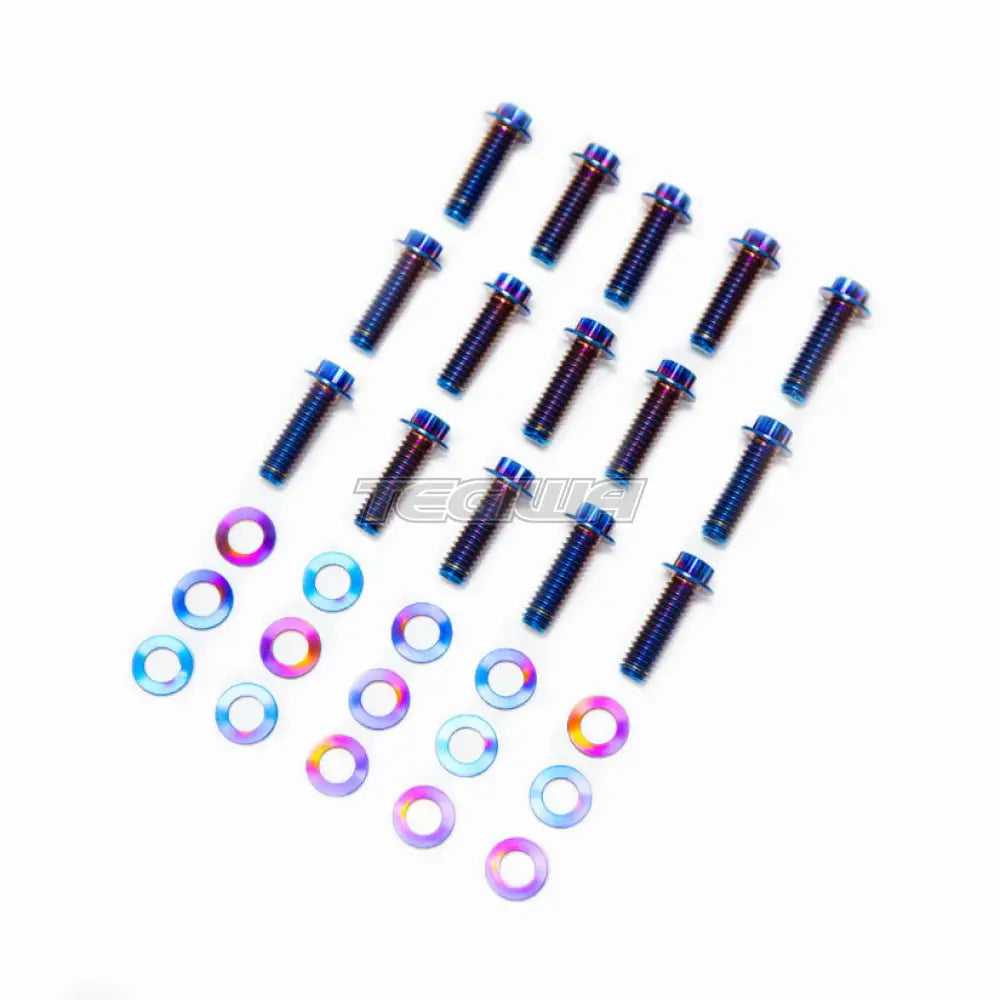 SpeedFactory Titanium Beadlock/Wheel Center Bolt 5/16-18x1.0in Set of 15 Bolts & Washers / Burnt Wheel Nuts & Studs