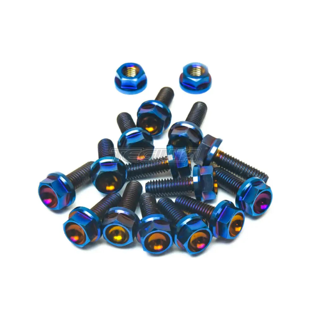SpeedFactory Titanium Oil Pan Stud Hardware Kit 16pcs Only Fits Steel Pan Honda K-Series Burnt Engine Misc