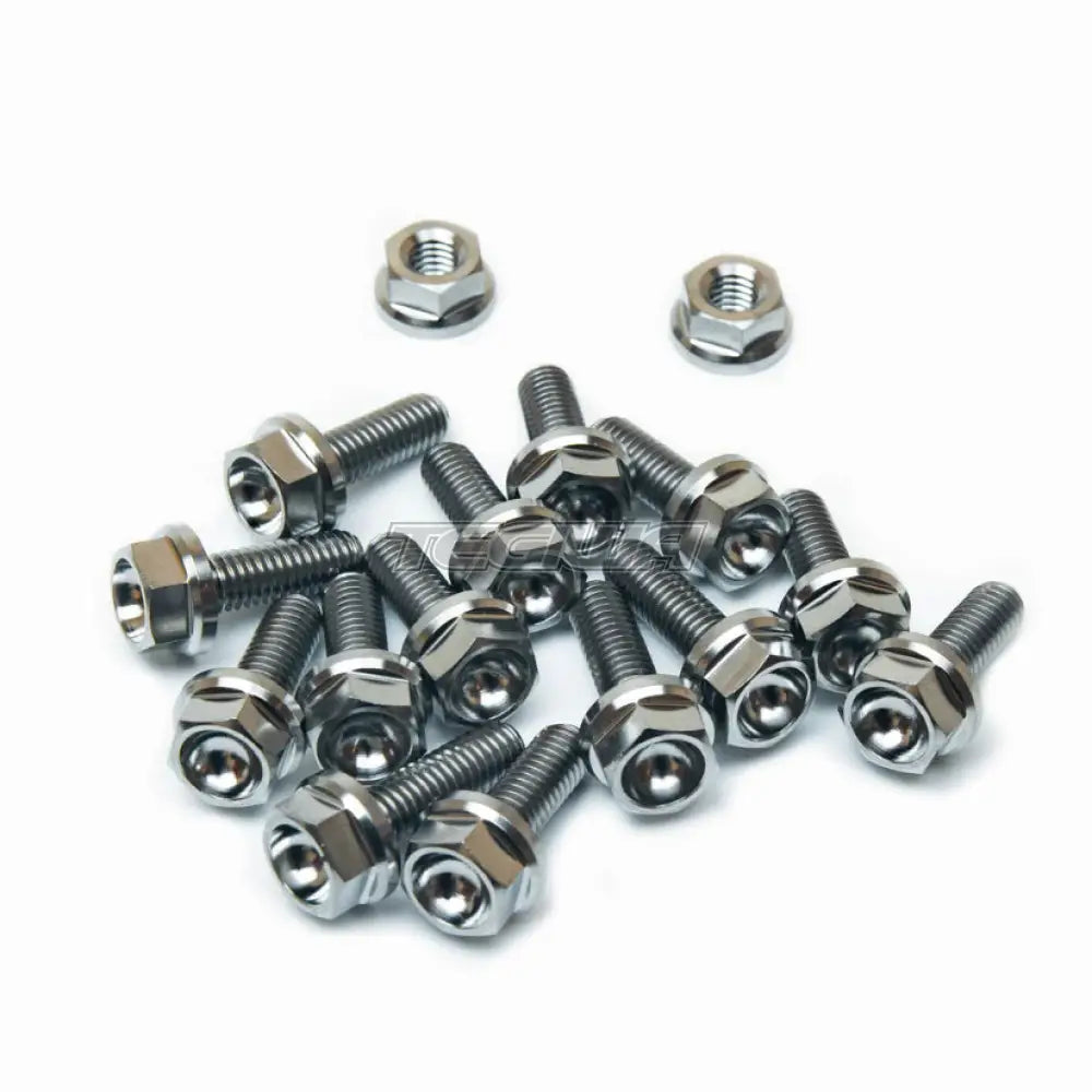 SpeedFactory Titanium Oil Pan Stud Hardware Kit 16pcs Only Fits Steel Pan Honda K-Series Raw Engine Misc