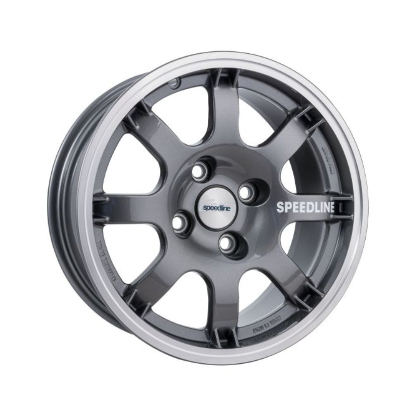 Speedline Corse SL434 Alloy Wheel 15x6.75 ET8 4x108 Anthracite